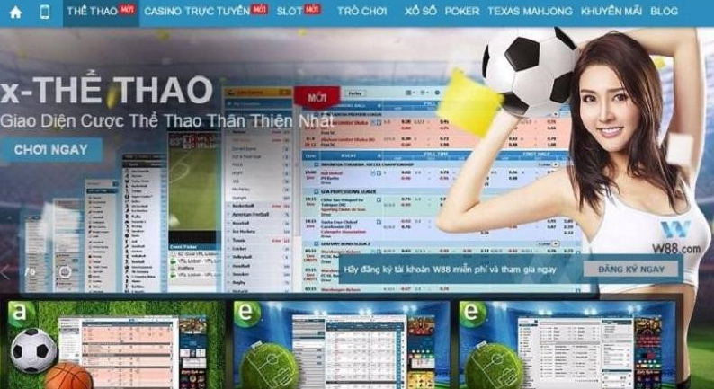 Tổng hợp các sảnh game thể thao W88 thông dụng